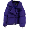 CHANEL violet blue puffer jacket - Jacket - coats - 