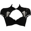 CHANTAL THOMASS lace jersey bra top - 半袖衫/女式衬衫 - 