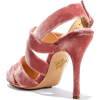 CHARLOTTE OLYMPIA Crushed-velvet slingba - Sandals - 