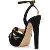 CHARLOTTE OLYMPIA Plateau suede sandals - Sandals - 