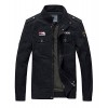 CHARTOU Men's Casual Military Zip-Up Lightweight Cotton Field Jackets Outwear - Outerwear - $38.99  ~ 247,69kn
