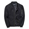 CHARTOU Men's Mid-Weight Flight Air Force Bomber Letterman Jacket Tactical Outwear - Outerwear - $36.99 