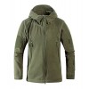 CHARTOU Men's Tactical Zip-Up Fleece Outdoor Hooded Jacket Hoodies with Thumbholes - Outerwear - $36.79 