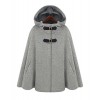 CHARTOU Women's Cute Batwing-Sleeve Hooded Wool Baggy Poncho Cape Cardigans Outwear - Outerwear - $62.99  ~ ¥422.05