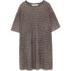 CHECKED-TEXTURE WEAVE KNIT T-SHIRT - Tシャツ - £9.99  ~ ¥1,479