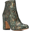CHIE MIHARA snakeskin effect ankle boots - 套头衫 - 