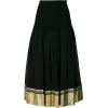 CHLOÉ flared contrast trim skirt - Gonne - 