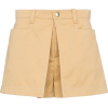 CHLOÉ Beige darted high-waisted shorts - Hlače - kratke - 