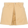 CHLOÉ Beige darted high-waisted shorts - Брюки - короткие - 