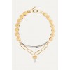 CHLOÉBonnie gold and silver-tone necklac - Bracelets - £429.17  ~ $564.69