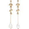 CHLOÉ Celeste baroque pearl earrings - Серьги - 