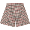 CHLOÉ Checked wool-blend shorts - 短裤 - 