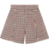 CHLOÉ Checked wool-blend shorts - pantaloncini - 