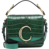 CHLOÉ Chloé C Mini leather shoulder bag - Poštarske torbe - 