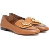 CHLOÉ Chloé C leather loafers - 平底便鞋 - 