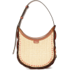 CHLOÉ Darryl small raffia and leather sh - Torbice - 