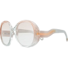 CHLOÉ EYEWEAR oversized round sunglasses - サングラス - 