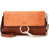 CHLOÉ Faye Mini leather and suede wallet - Kleine Taschen - 