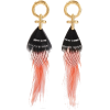 CHLOÉ Gold-plated and feather earrings - Earrings - 