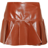 CHLOÉ Leather miniskirt - Skirts - 