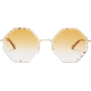 CHLOÉ  Lunettes de soleil octogonales Ro - Sunglasses - 