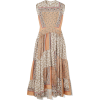CHLOÉ Printed silk-twill maxi dress - sukienki - 
