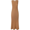 CHLOÉ Ribbed wool cashmere-blend dress - sukienki - 