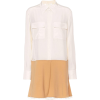 CHLOÉ Silk and wool-blend shirt dress - ワンピース・ドレス - 