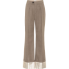 CHLOÉ Virgin wool wide-leg pants - Capri hlače - 