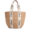 CHLOÉ Woody raffia tote bag - Hand bag - 