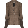 CHLOÉ brown belted jacket - Куртки и пальто - 