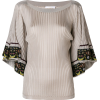 CHLOÉ flared sleeved fitted blouse - Long sleeves shirts - 