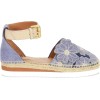 CHLOÉ floral espadrille - Balerinke - 