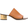 CHLOÉ low block heel mules - Sandały - $540.00  ~ 463.80€