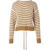 CHLOÉ neutral striped sweater - 套头衫 - 