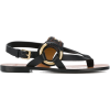 CHLOÉ ring-detail flat sandals - Sandalias - 