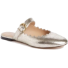 CHLOÉ silver flat shoe - Balerinki - 
