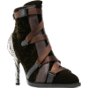 CHLOÉ velvet stiletto ankle boots - Boots - 