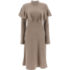 CHLOÉ virgin wool taupe dress - Vestidos - 