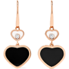 CHOPARD Happy Hearts 18-karat rose gold, - イヤリング - 