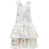 CHOPOVA LOWENA Floral-flocked organic-co - Vestidos - 