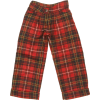 CHRISTIAN DIOR plaid tartan red cropped - Capri hlače - 