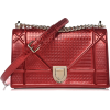 CHRISTIAN DIOR red metallic bag - ハンドバッグ - 