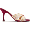 CHRISTIAN LOUBOUTIN Nicol 85 striped sil - Sandalen - 