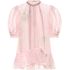 CHRISTOPHER KANE Gingham silk top pink - Hemden - kurz - $1,095.00  ~ 940.48€