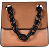 CHUNKY ACRYLIC CHAIN STRAP SHOULDER BAG - Messenger bags - $34.97 