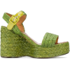 CLERGERIE Arum braided wedge sandals - Zeppe - 