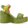 CLERGERIE Arum braided wedge sandals - Cunhas - 