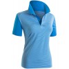 CLOVERY Women's Polo Shirts Stripe Pattorn Short Sleeve Shirt - T-shirts - $21.99 