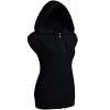 CLOVERY Women's Sleeveless Hoodies Basic Hoodie Zip Up - T恤 - $21.99  ~ ¥147.34